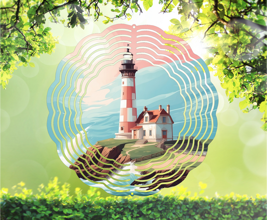 Lighthouse with 8 designs to choose from - Wind Spinner, 6 styles & 2 sizes to choose from