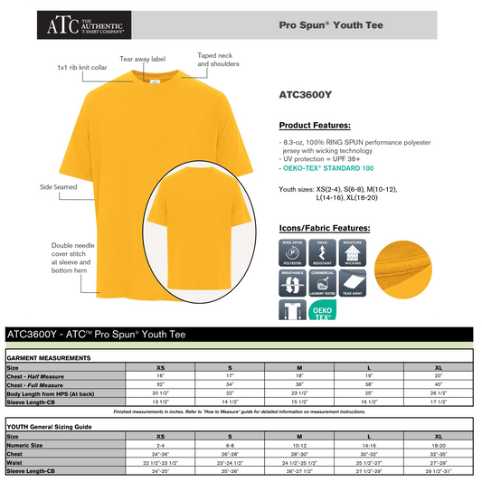 Design Your Own - Youth Performance T-Shirt, ATC3600Y