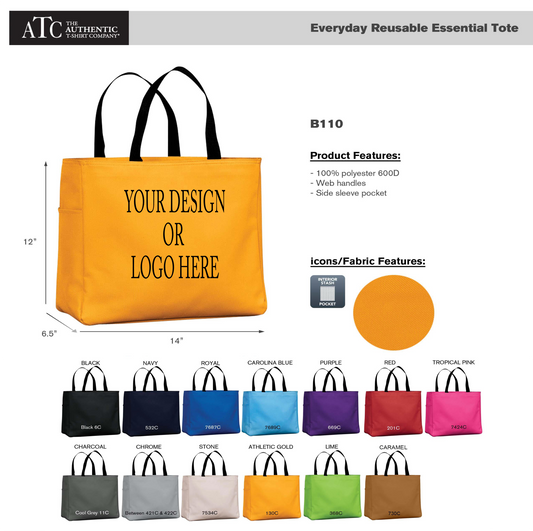 Design Your Own - Reusable Essential Tote, B110