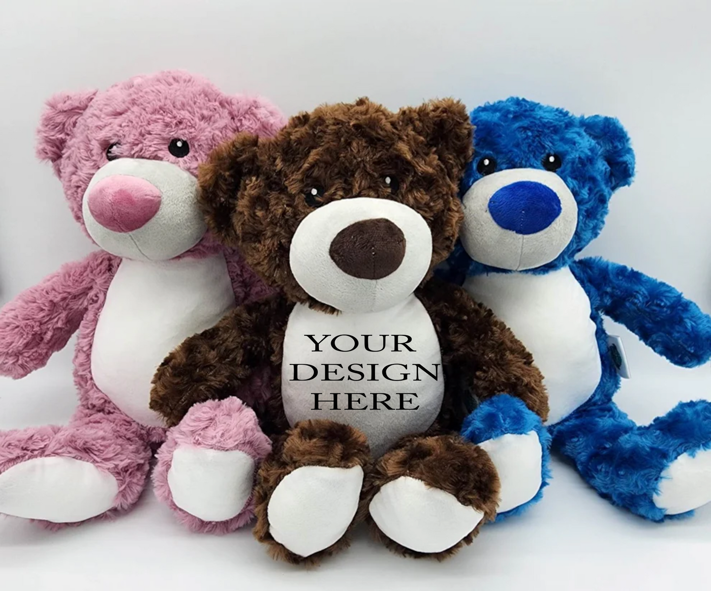 Teddy Bears, Plush - Personalized Them With Birth Stats, Memorial Photo, Etc.