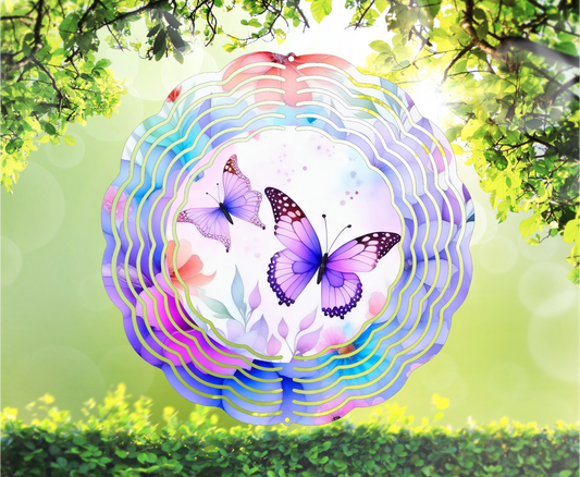 Butterflies, Watercolour - Wind Spinner, 6 styles & 2 sizes to choose from