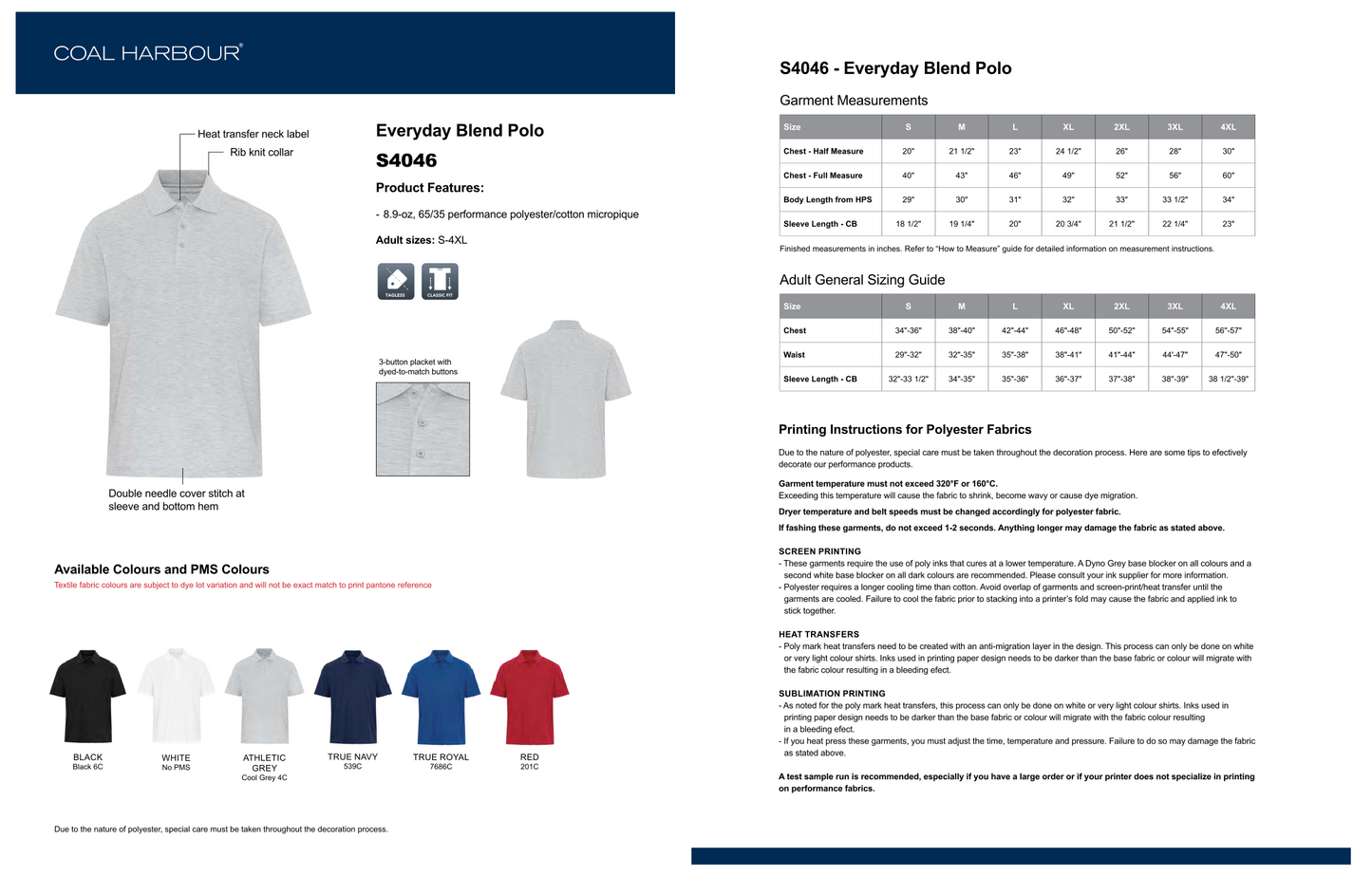 Design Your Own - Coal Harbour Blend Polo