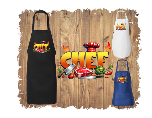 Chef - Apron with 4 styles & sizes