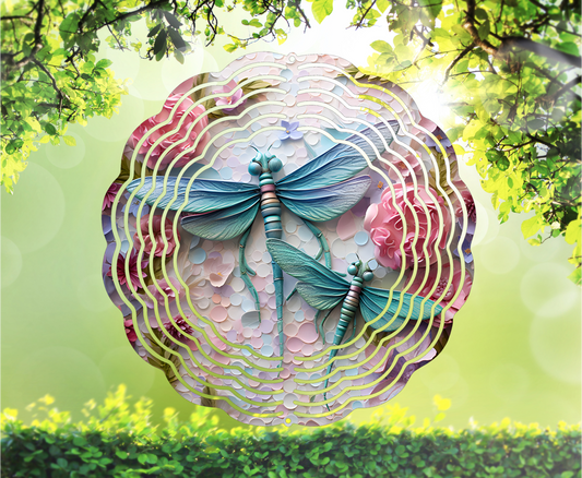 Dragonflies, 3D - Wind Spinner, 6 styles & 2 sizes to choose from