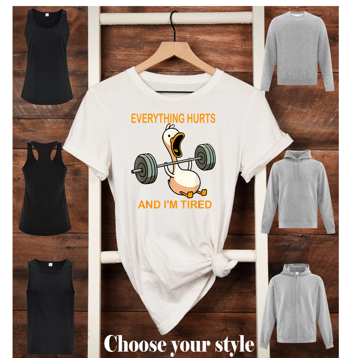 Everything Hurts And I'm Tired - Adult T-Shirts, Tank Tops, Sweatshirts & Hoodies