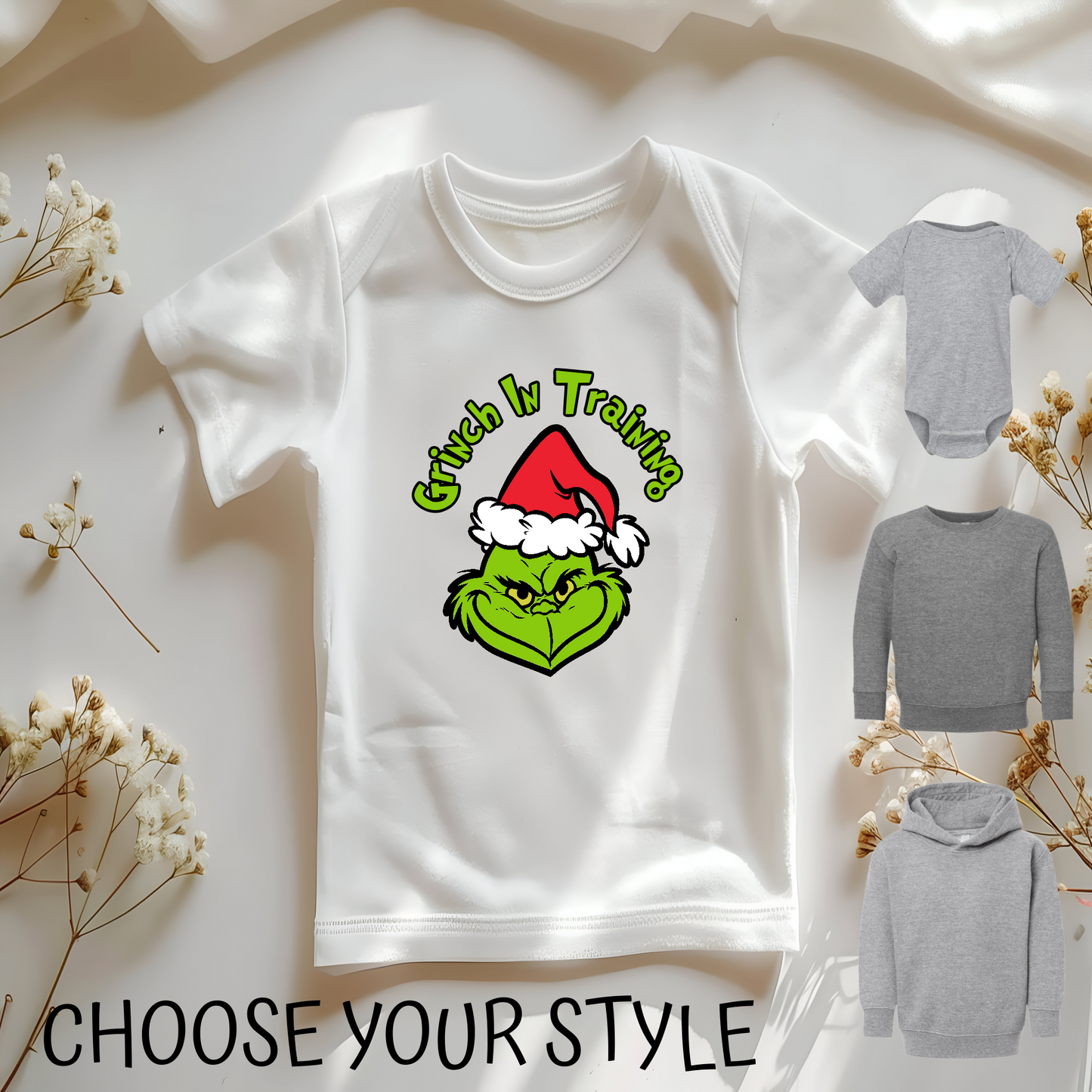 Grinch In Training - Infant & Toddler Styles & Sizes