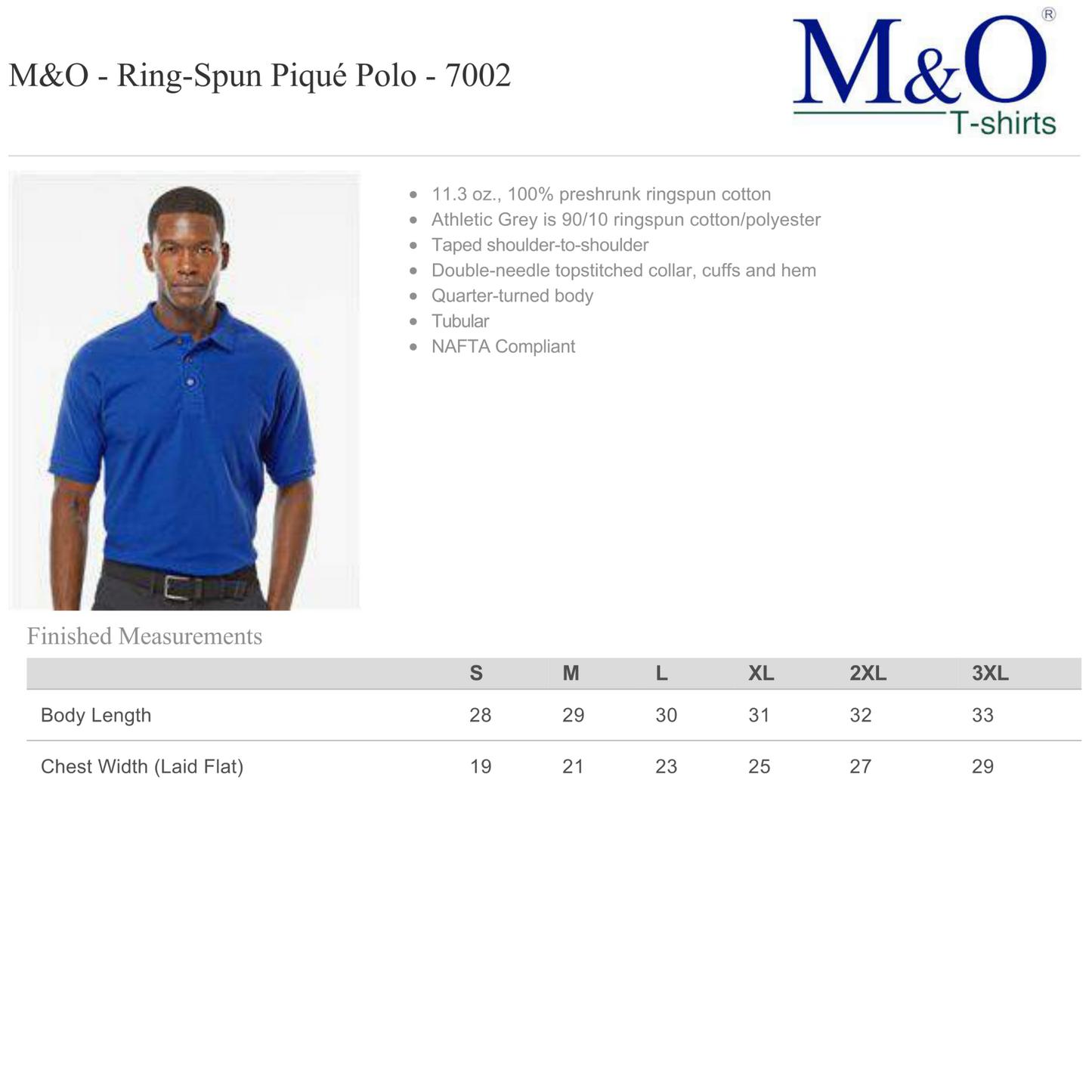 Design Your Own - Unisex Polo, M&O7002