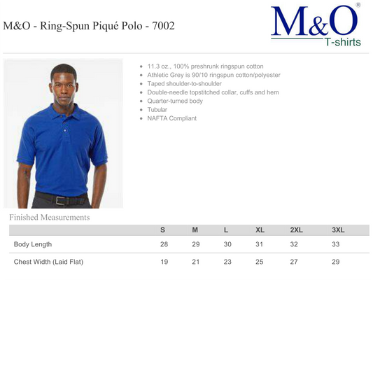 Design Your Own - Unisex Polo, M&O7002