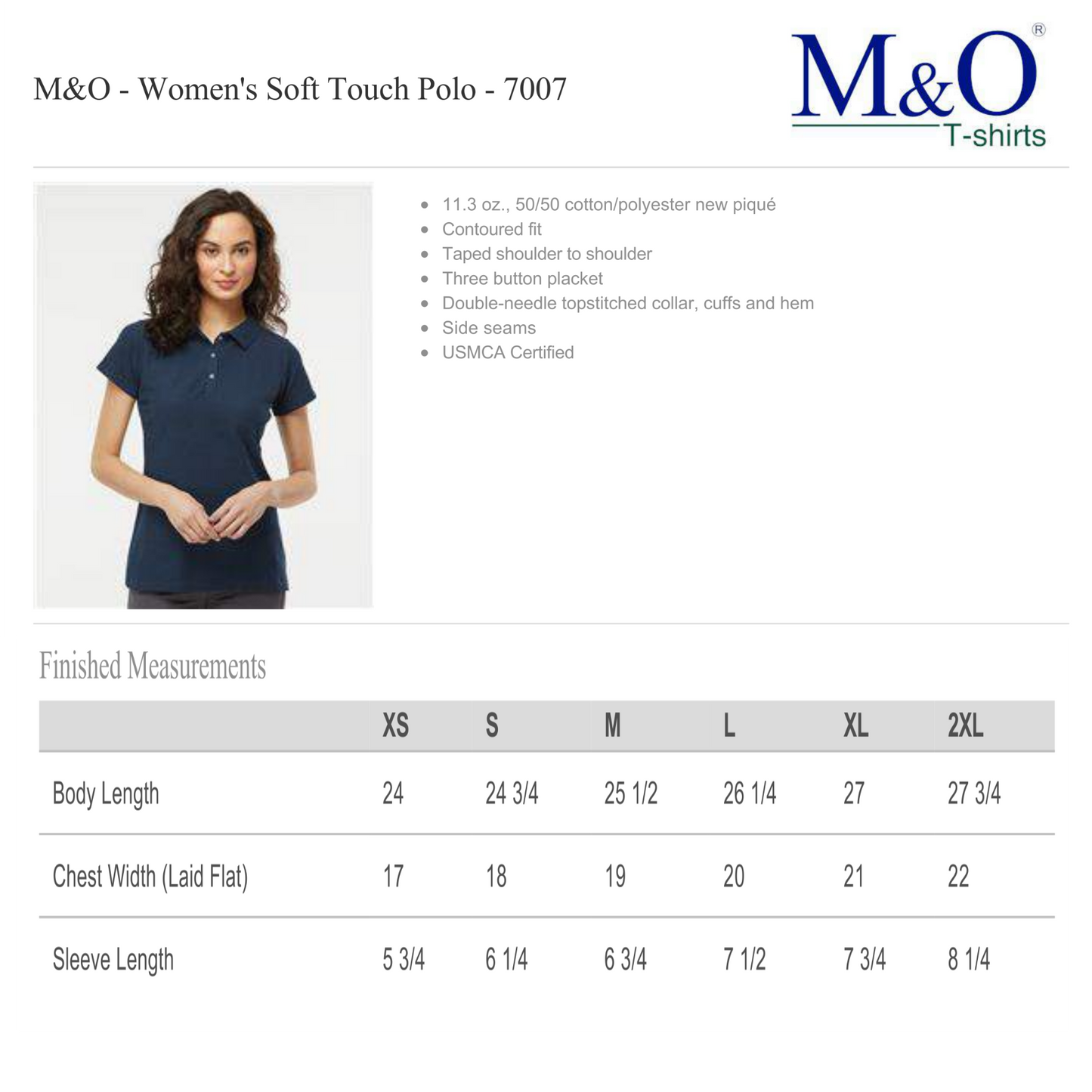 Design Your Own - Ladies Polo, M&O7007