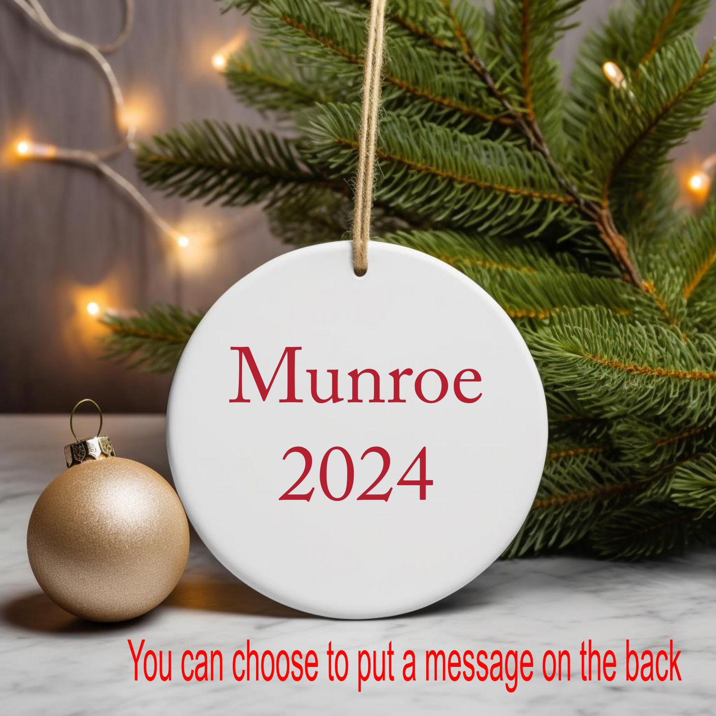 My First Christmas Christmas Ornament