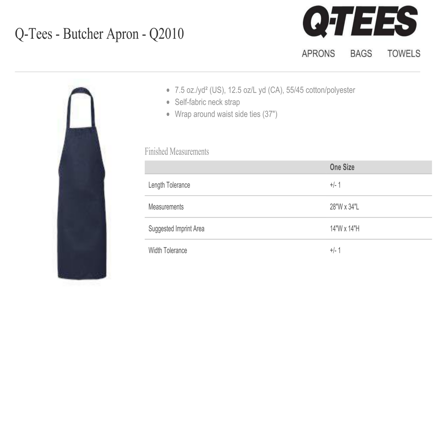 I Like My Meat Rubbed Jerked & Pulled - Apron with 4 styles & sizes