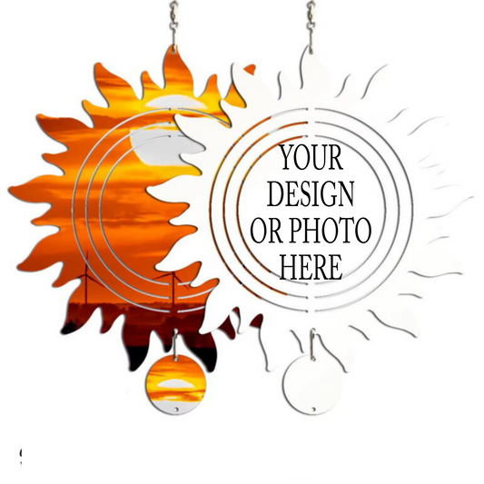 Design Your Own - Wind Spinner, Blazing Sun
