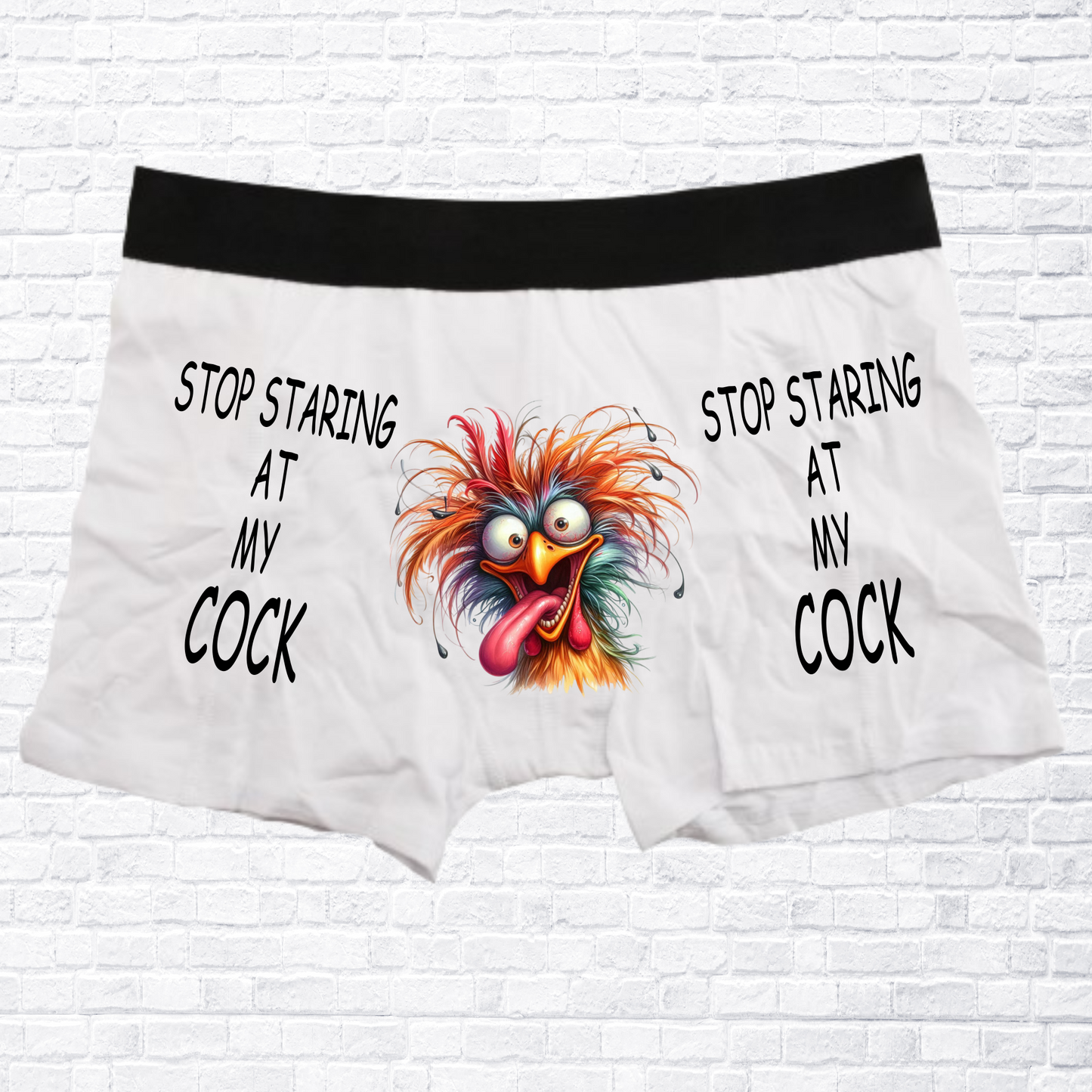 Stop Staring At My Cock - Men's Boxers