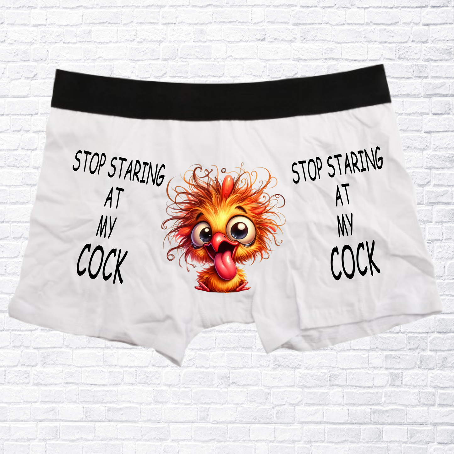 Stop Staring At My Cock - Men's Boxers