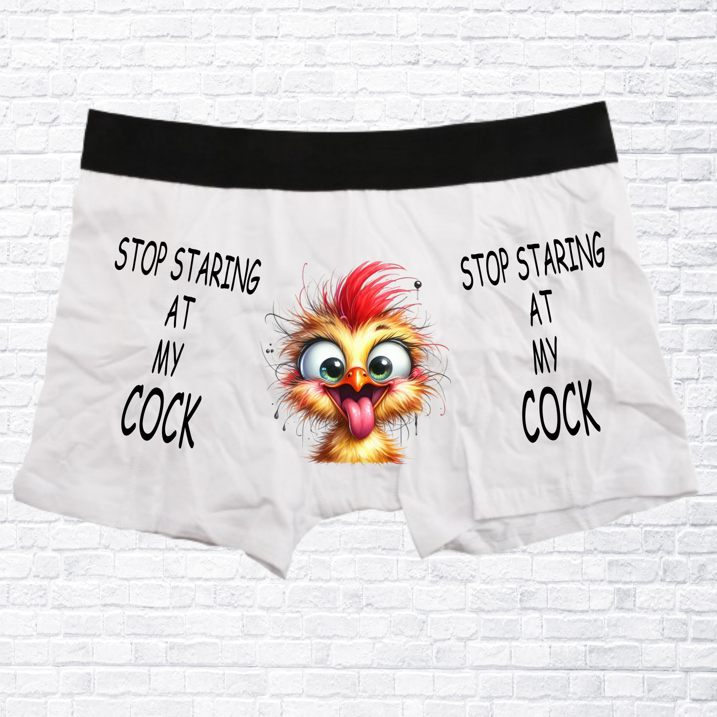 Stop Staring At My Cock - Men's Boxers