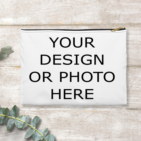 Design Your Own - Canvas Zippered Pouch