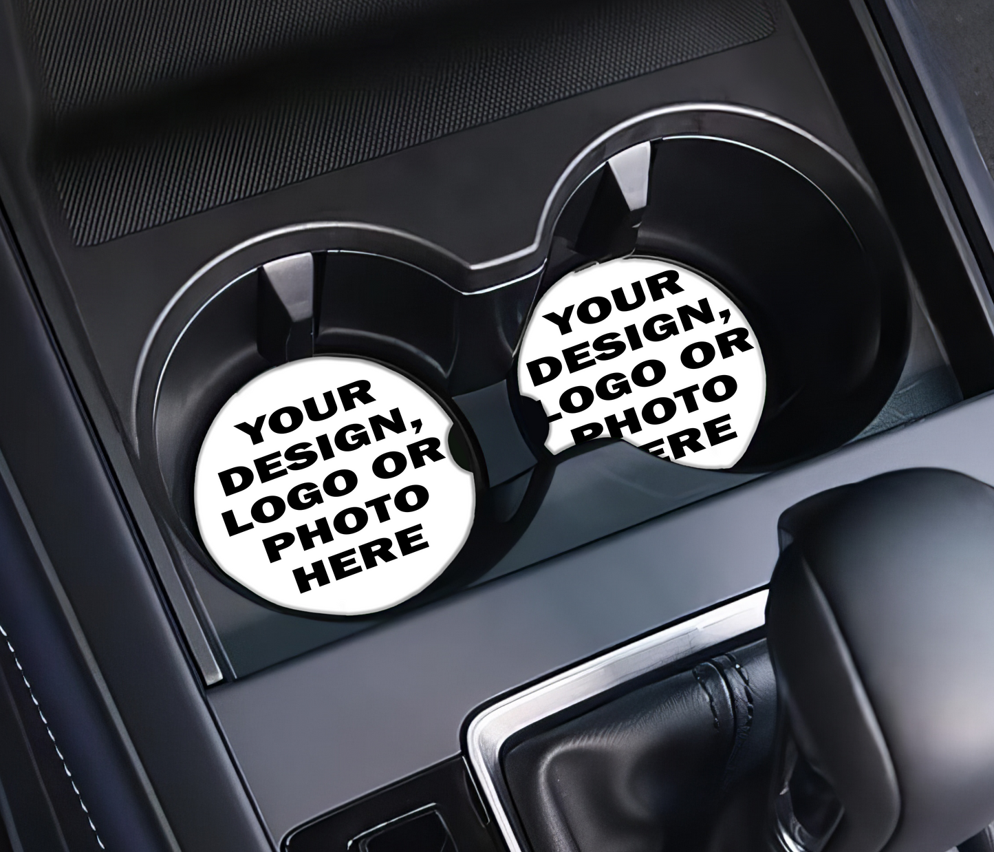 Design Your Own - Set of 2 Vehicle, Car, SUV, Truck cup holder coasters