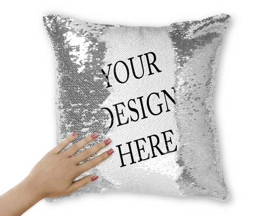 Design Your Own - Cushion Cover, Sequin - various colours