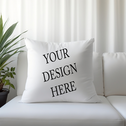 Design Your Own - Cushion Cover, White Polyester