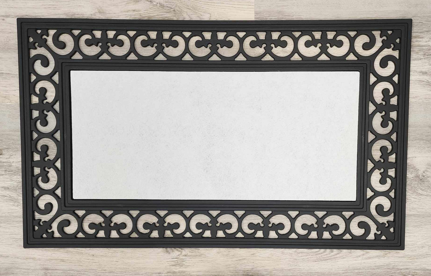 Grandkids Welcome Parents Tolerated, Heart with Flowers - Door Mat with Insert or Insert Only, heavy rubber 2 sizes to choose from