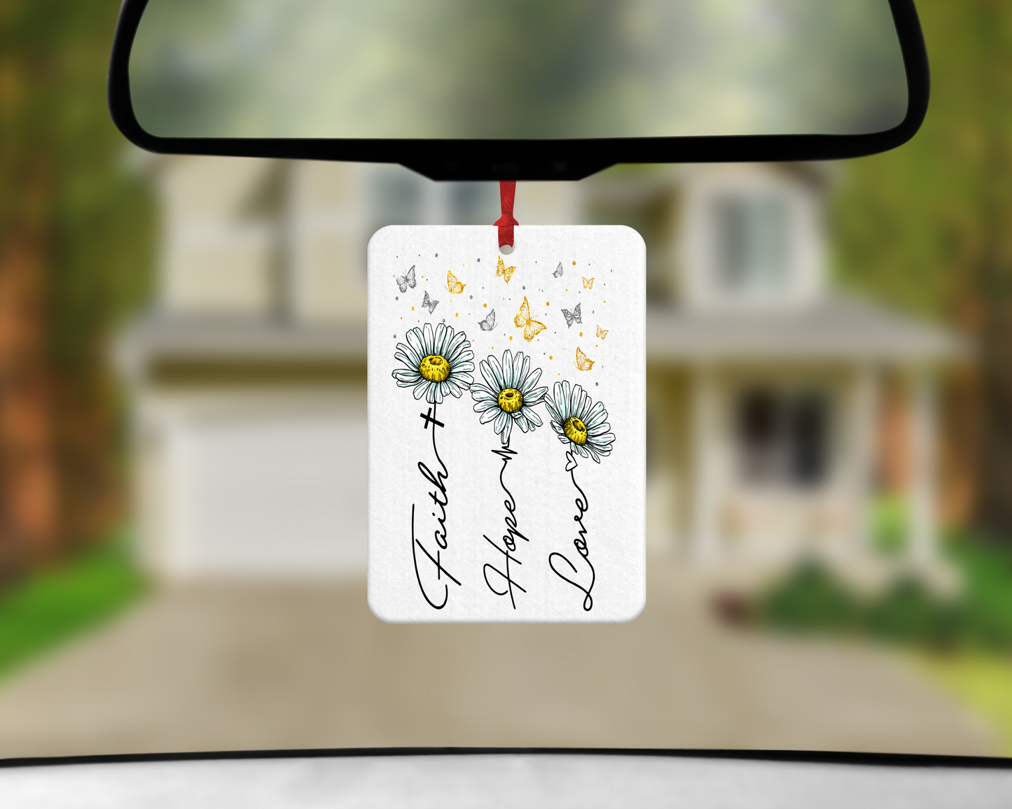 Faith Hope Love - Air Freshener