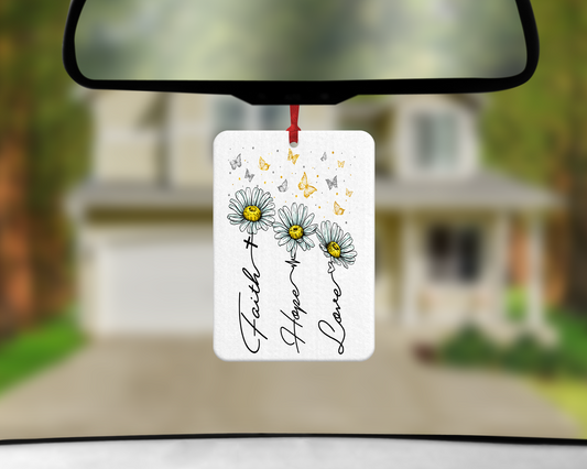 Faith Hope Love - Air Freshener