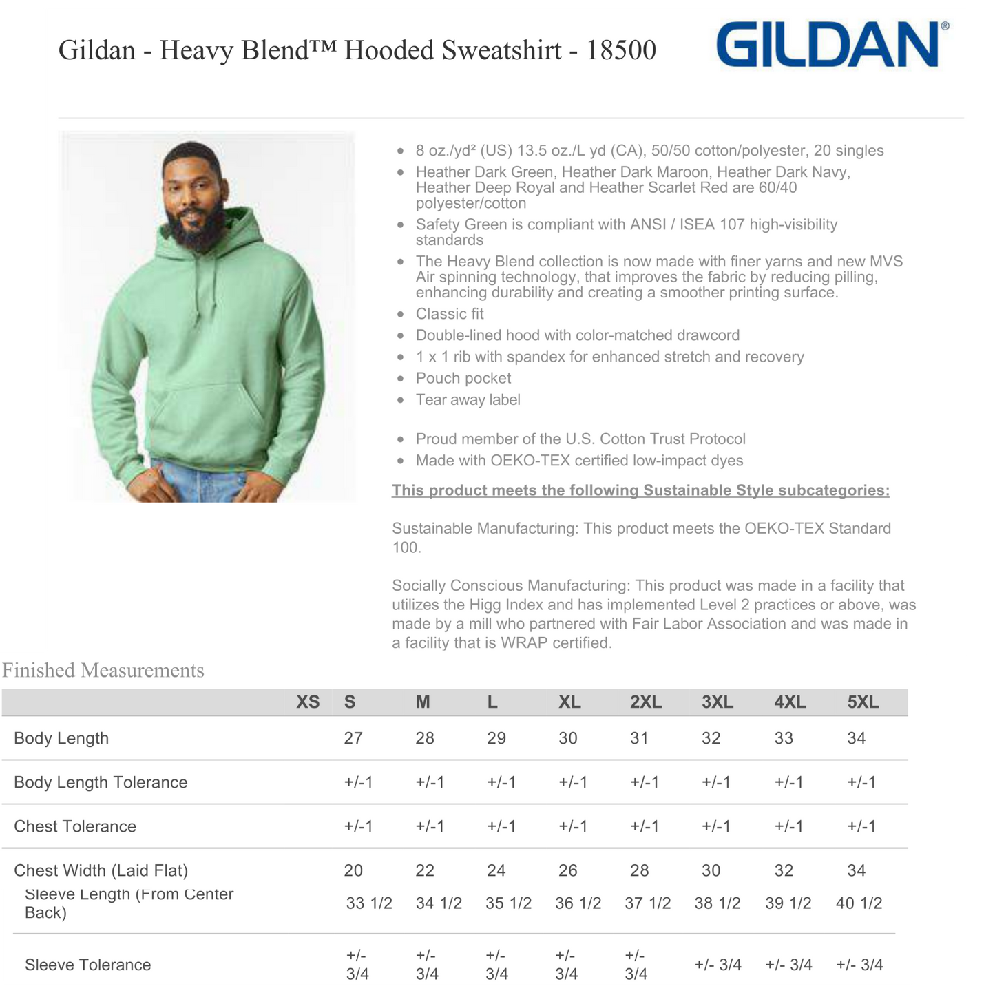 Design Your Own - Unisex  Hoodie, Gildan 18500