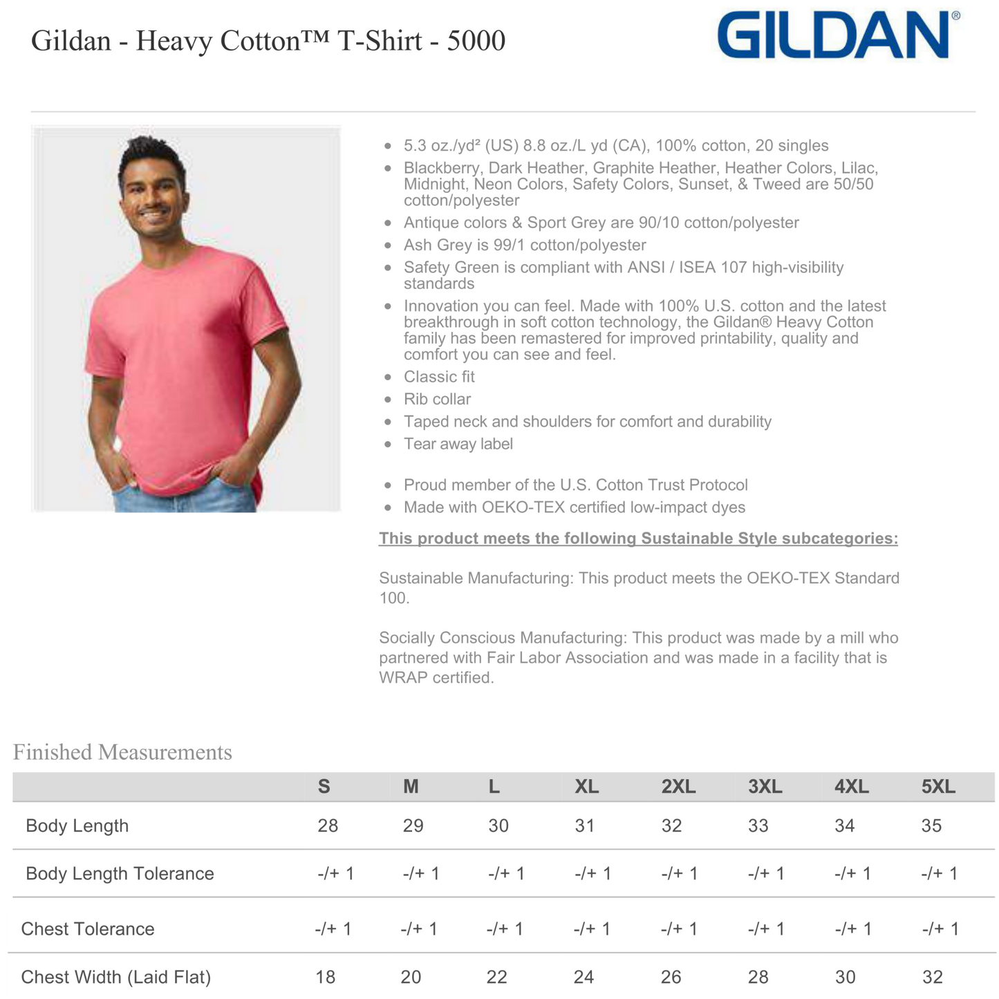 Design Your Own - Unisex T-shirt, Gildan 5000