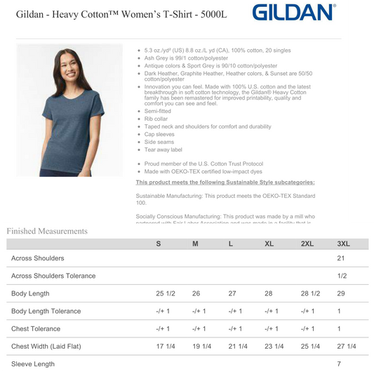 Design Your Own - Ladies T-Shirt, Gildan 5000L