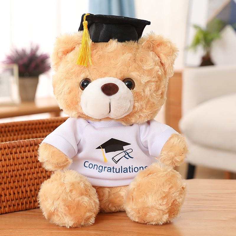 Graduation Teddy Bears with Cap, Personalized & Custom