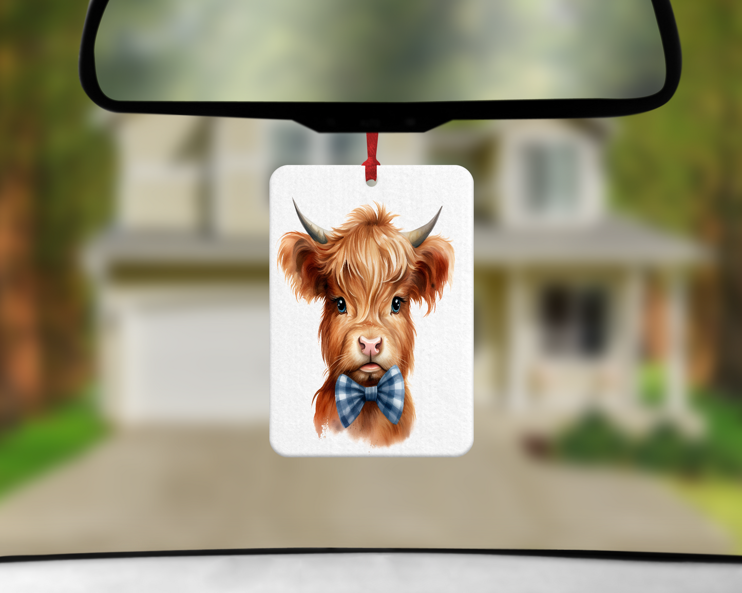Highland Cow, 9 designs to choose from - Air Freshener