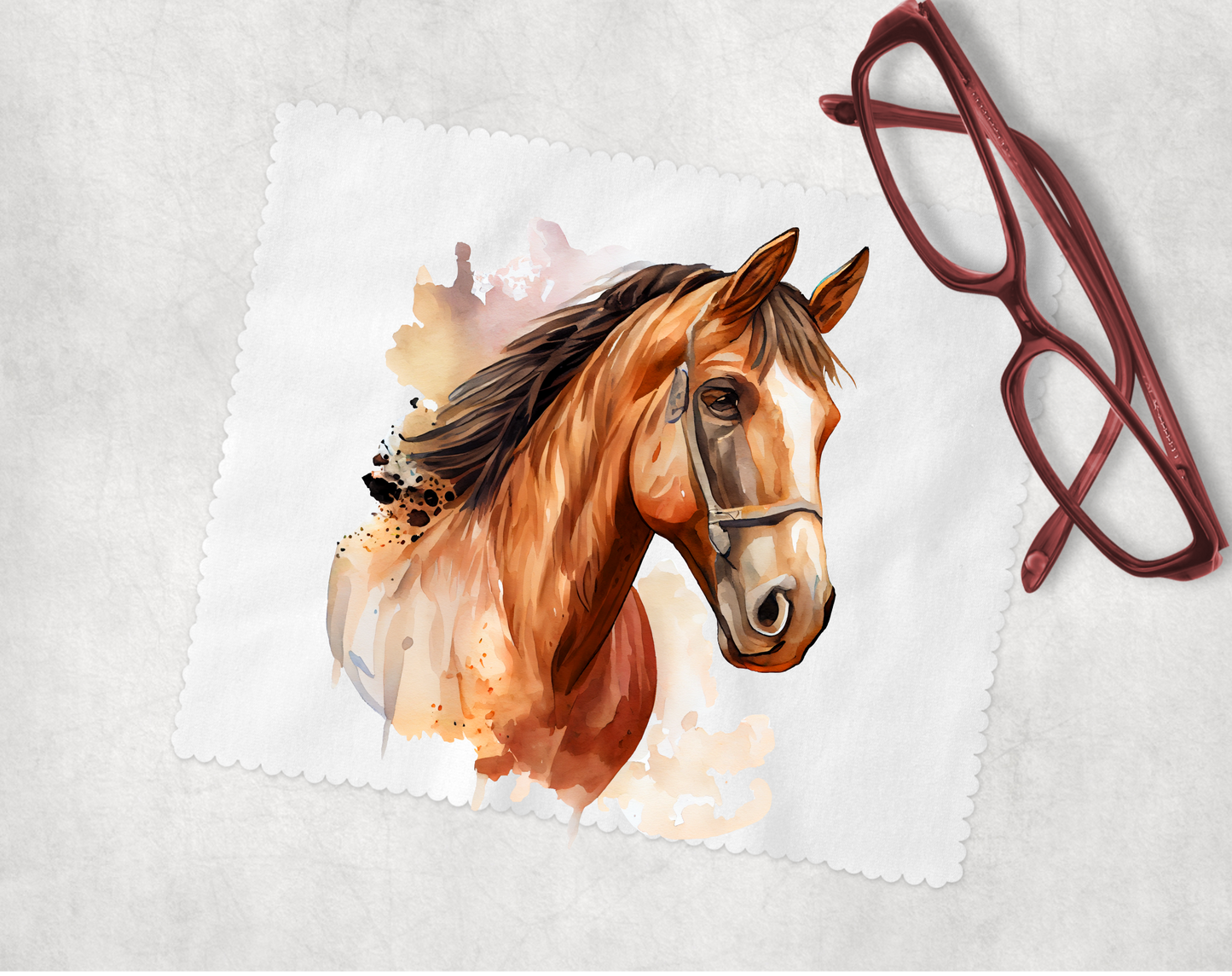 Horse, 4 designs to choose from - Lens Cleaning Cloth