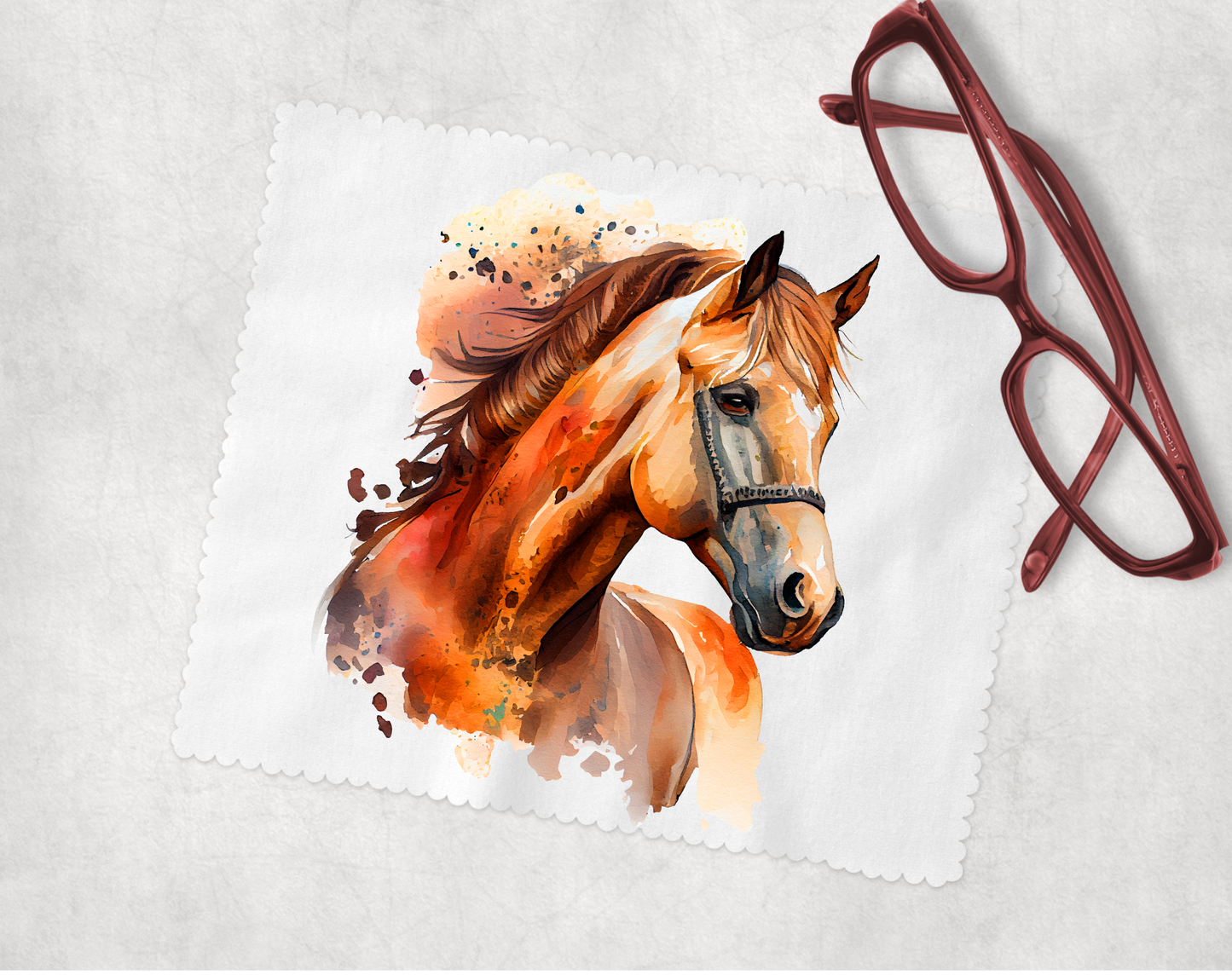 Horse, 4 designs to choose from - Lens Cleaning Cloth