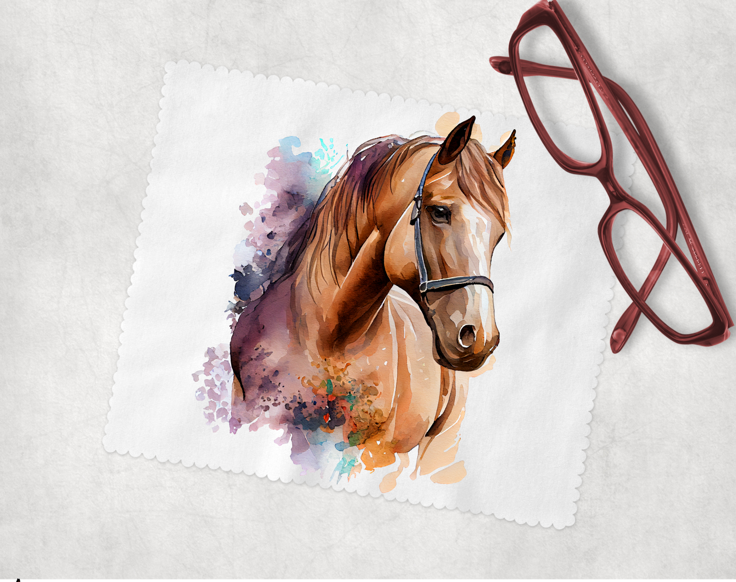 Horse, 4 designs to choose from - Lens Cleaning Cloth