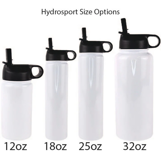 Design Your Own - Hydrosport Water bottle in 4 sizes