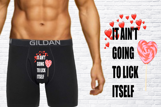 It Ain't Gonna Lick Itself, Heart Lolipop - Men's Boxers Or Briefs