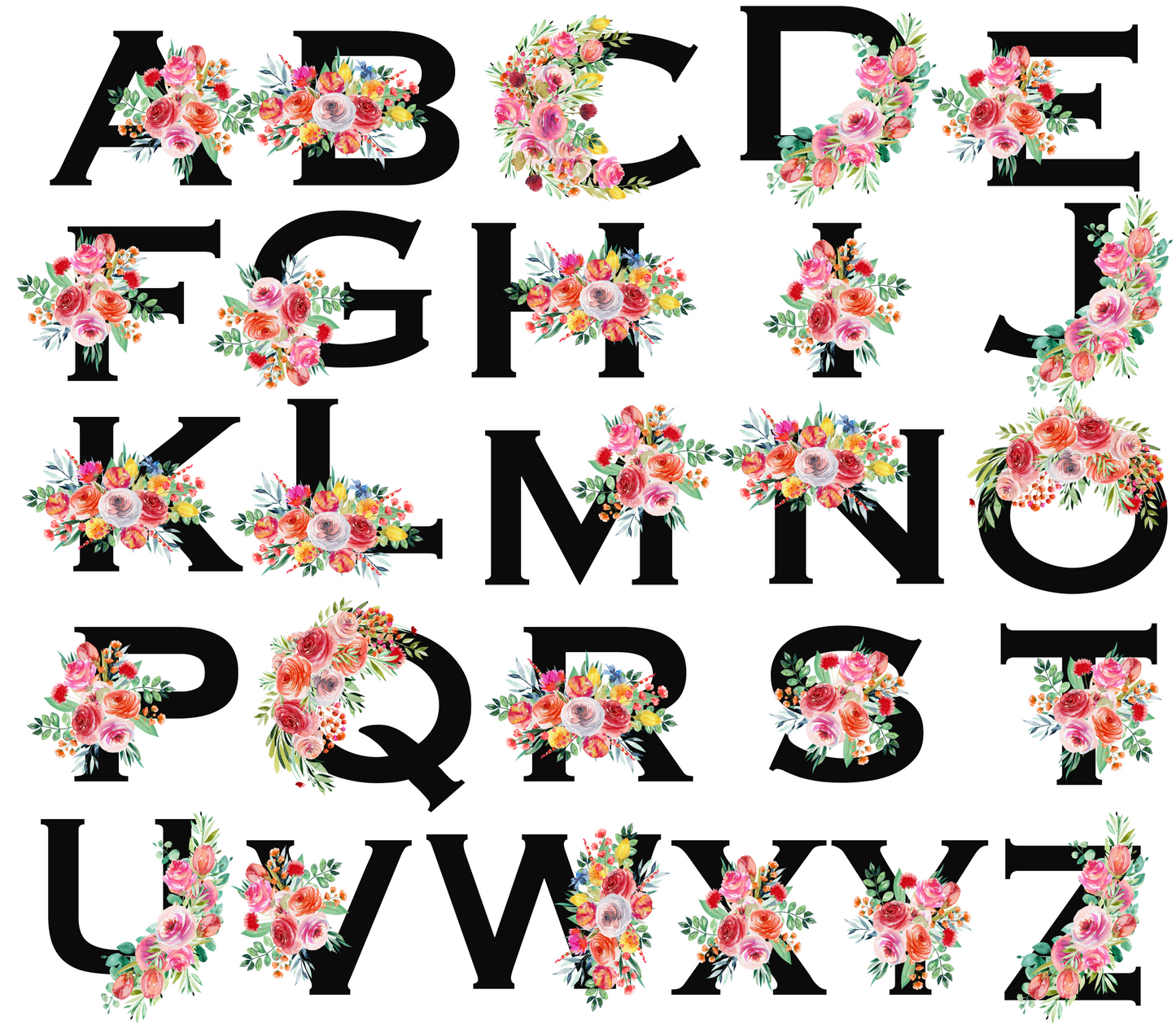 Monogram & Name, Flowers - Lens Cleaning Cloth