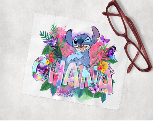 Ohana, Stitch - Lens Cleaning Cloth