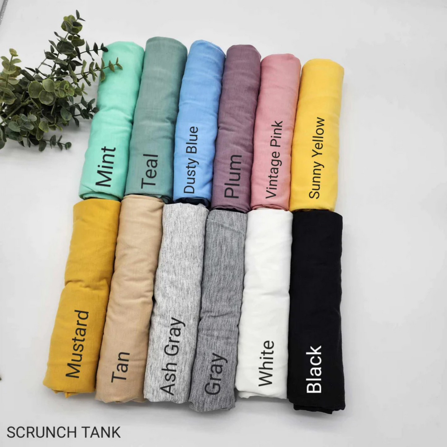 Design Your Own - Ladies Scrunch Back Tank Top