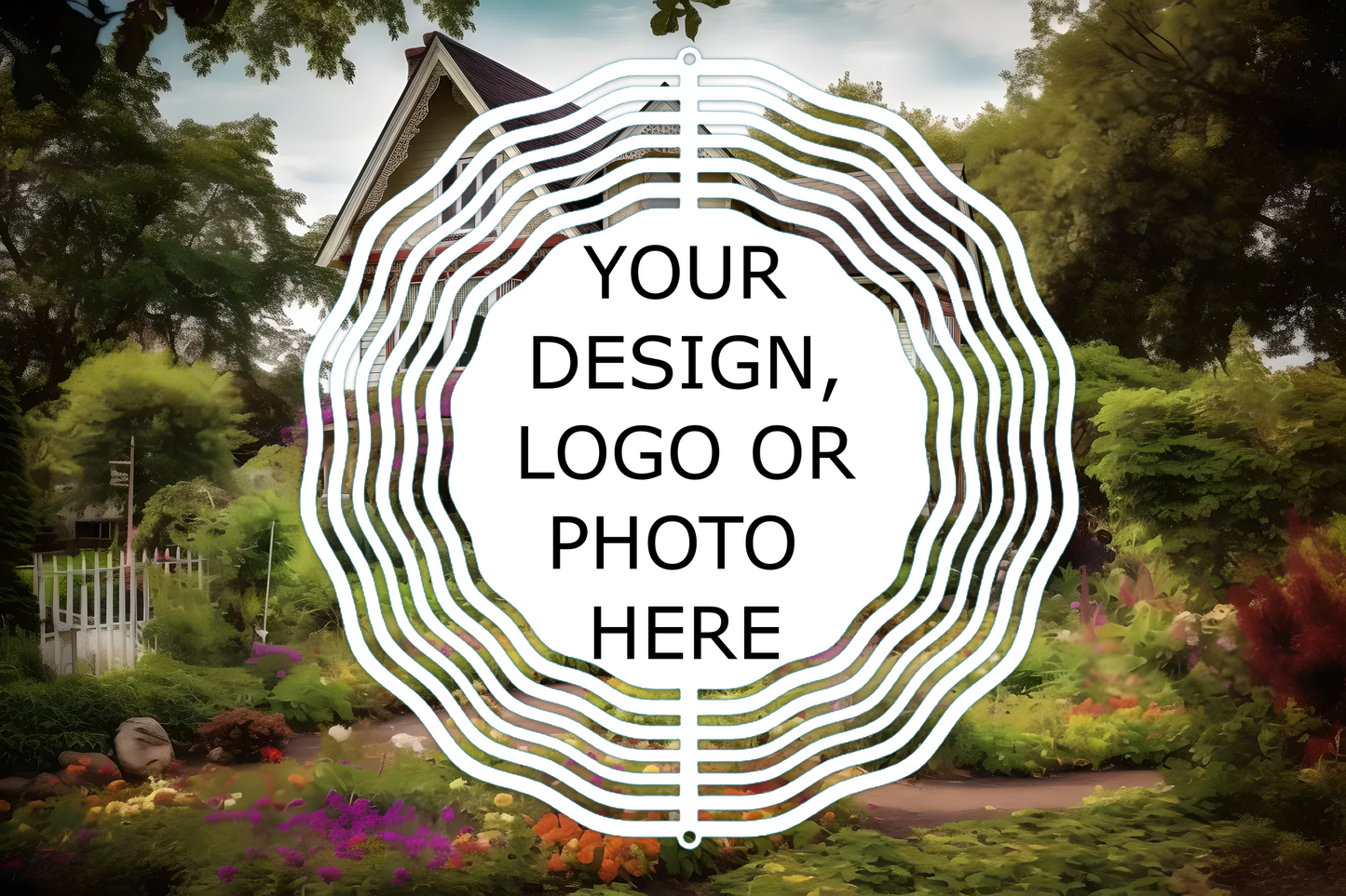Design Your Own - Wind Spinner, 6 styles & 2 sizes to choose from